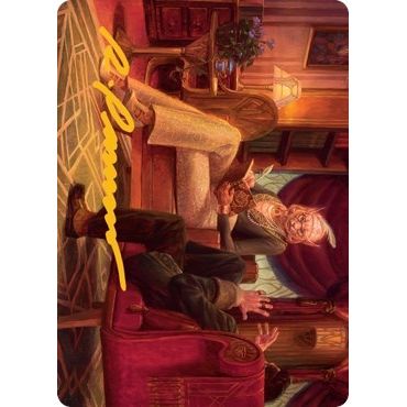 Image for Phabine, Boss's Confidant Art Card (Gold-Stamped Signature) (46) (ASSNC) - Magic: The Gathering