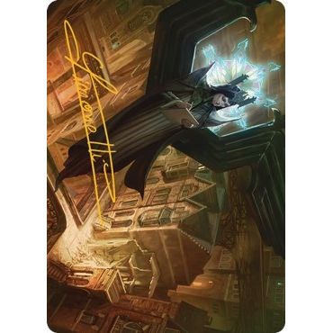 Image for Angelic Sleuth Art Card (Gold-Stamped Signature) (48) (ASSNC) - Magic: The Gathering