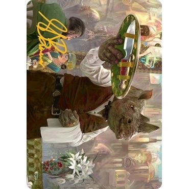 Image for Killer Service Art Card (Gold-Stamped Signature) (62) (ASSNC) - Magic: The Gathering
