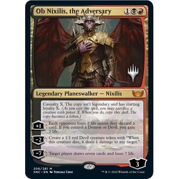 Image for Ob Nixilis, the Adversary (206) (PPSNC) - Magic: The Gathering