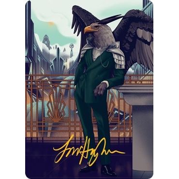 Image for Falco Spara, Pactweaver Art Card (67/81) (Gold-Stamped Signature) (67) (ASSNC) - Magic: The Gathering