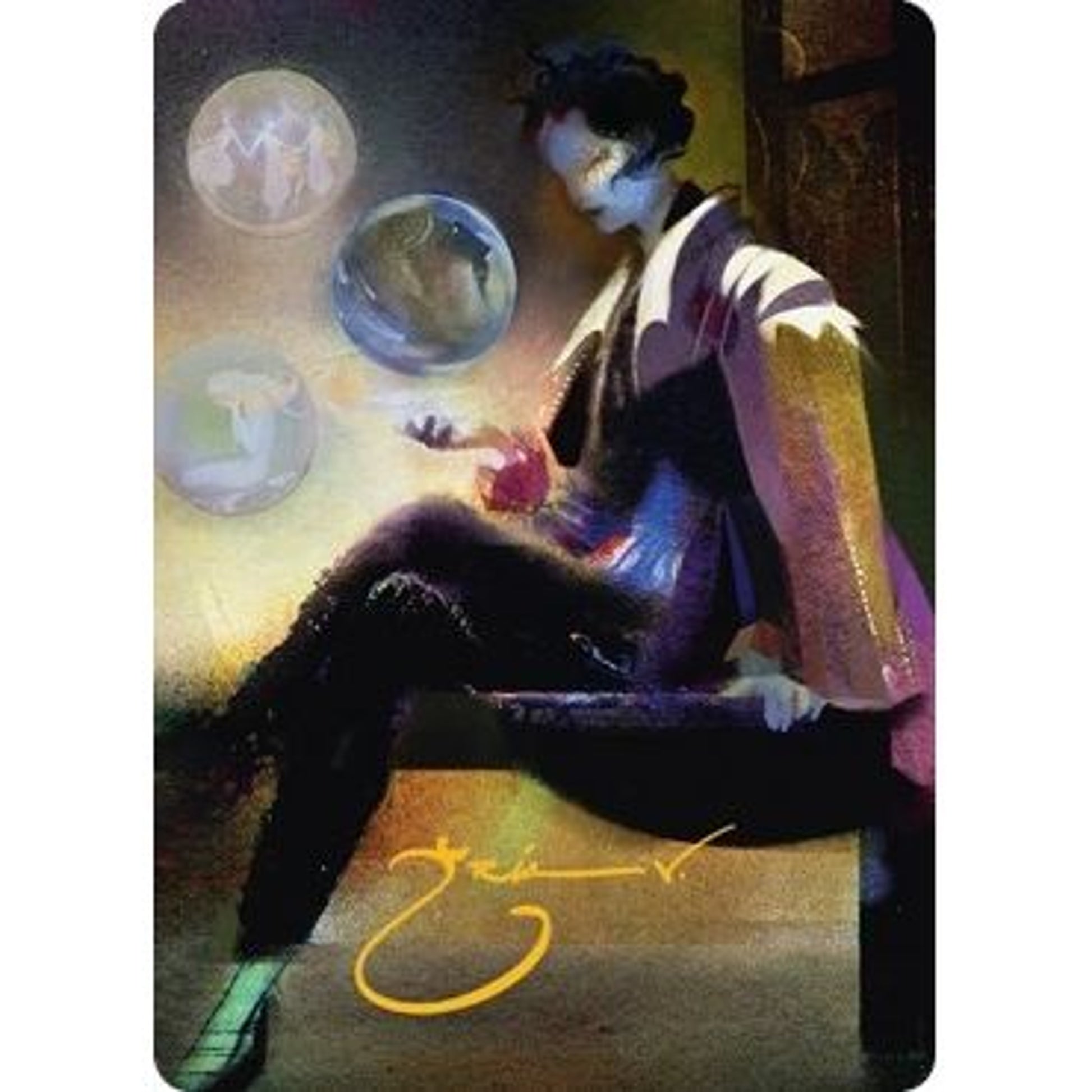 Image for Obscura Interceptor Art Card (Gold-Stamped Signature) (74) (ASSNC) - Magic: The Gathering