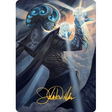 Image for Queza, Augur of Agonies Art Card (Gold-Stamped Signature) (75) (ASSNC) - Magic: The Gathering