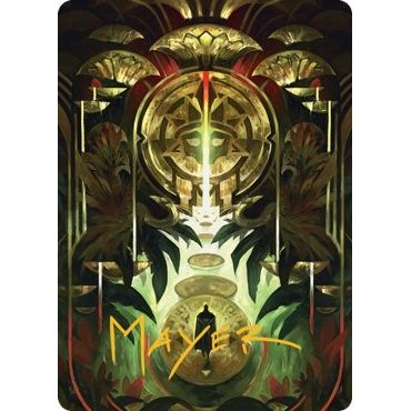 Image for Jetmir's Garden Art Card (76/81) (Gold-Stamped Signature) (76) (ASSNC) - Magic: The Gathering