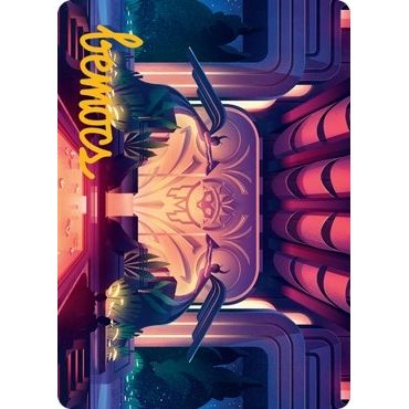 Image for Jetmir's Garden Art Card (77/81) (Gold-Stamped Signature) (77) (ASSNC) - Magic: The Gathering