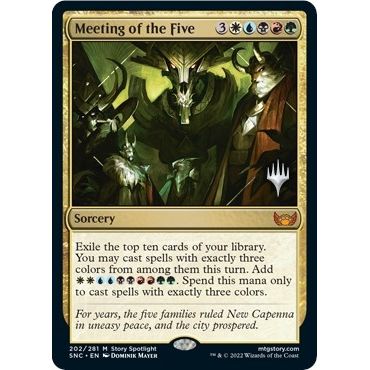 Image for Meeting of the Five (202) (PPSNC) - Magic: The Gathering
