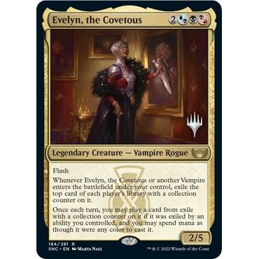 Image for Evelyn, the Covetous (184) (PPSNC) - Magic: The Gathering