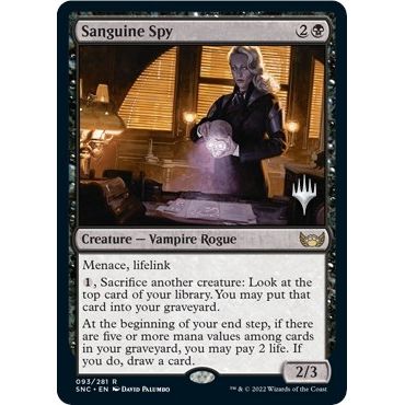 Image for Sanguine Spy (93) (PPSNC) - Magic: The Gathering