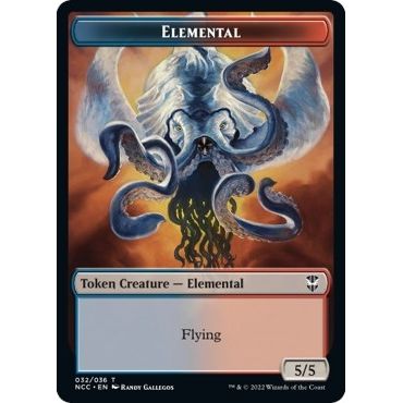 Image for Elemental (032) // Rogue Double-Sided Token (32 // 7) (NCC) - Magic: The Gathering