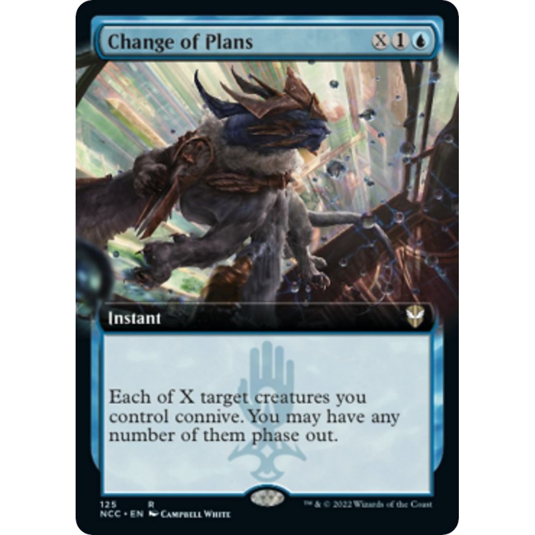 Image for Change of Plans (Extended Art) (125) (NCC) - Magic: The Gathering