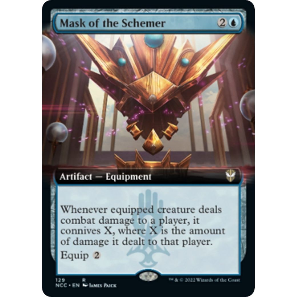 Image for Mask of the Schemer (Extended Art) (129) (NCC) - Magic: The Gathering