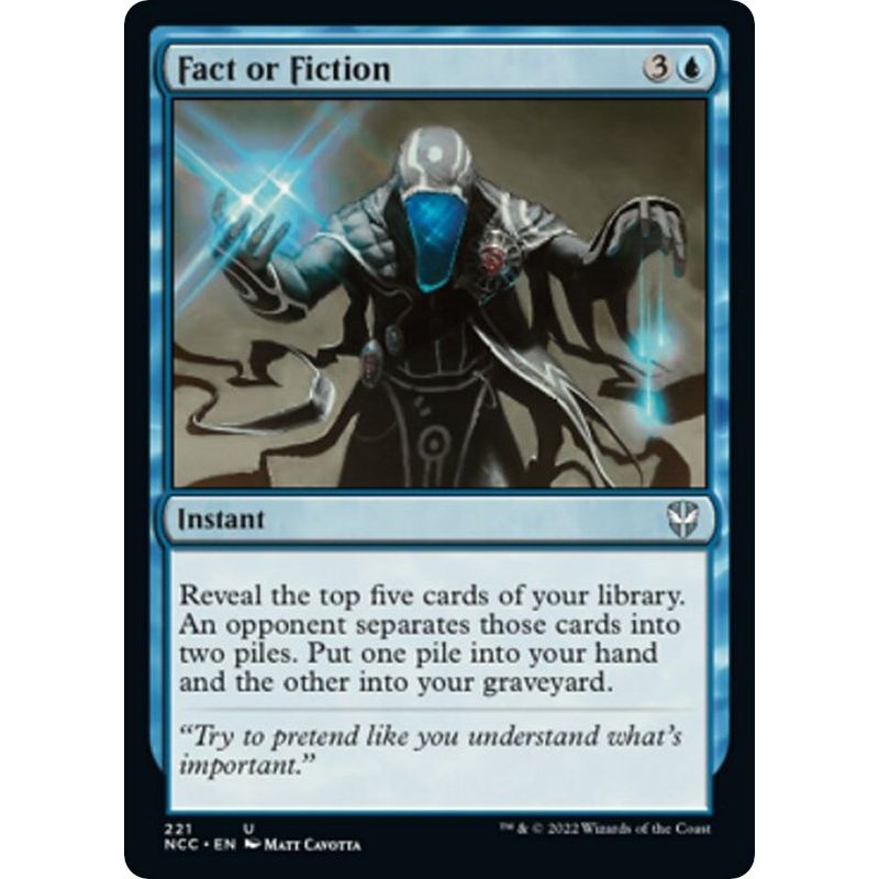 Image for Fact or Fiction (221) (NCC) - Magic: The Gathering