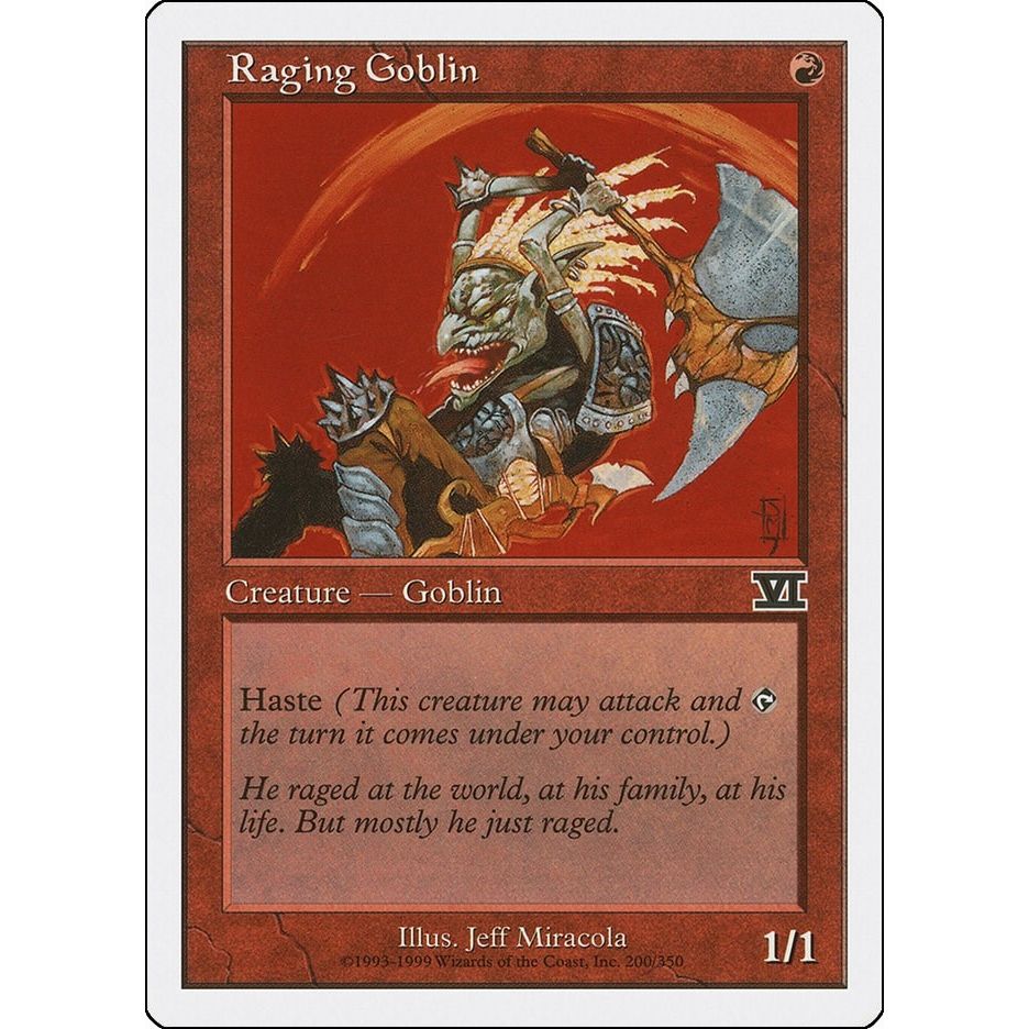Image for Raging Goblin (200) (6ED) - Magic: The Gathering