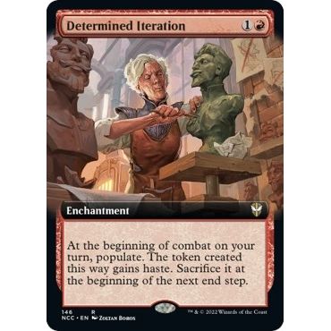 Image for Determined Iteration (Extended Art) (146) (NCC) - Magic: The Gathering