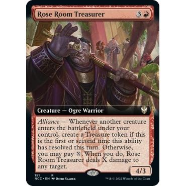 Image for Rose Room Treasurer (Extended Art) (151) (NCC) - Magic: The Gathering