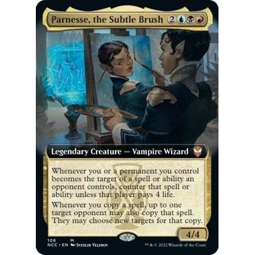 Image for Parnesse, the Subtle Brush (Extended Art) (106) (NCC) - Magic: The Gathering