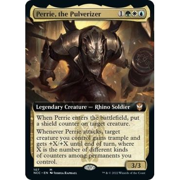 Image for Perrie, the Pulverizer (Extended Art) (107) (NCC) - Magic: The Gathering