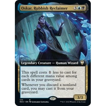 Image for Oskar, Rubbish Reclaimer (Extended Art) (177) (NCC) - Magic: The Gathering