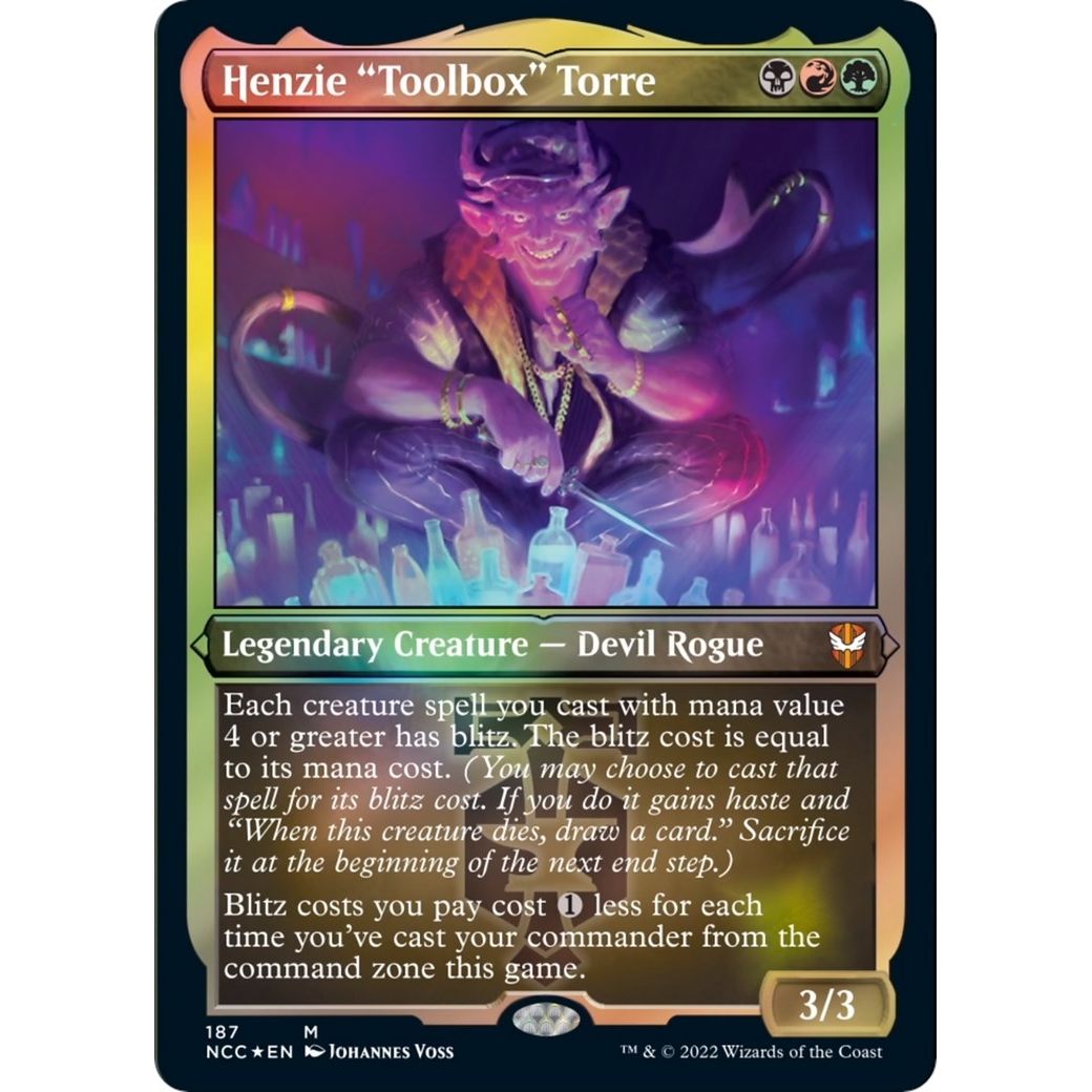Image for Henzie "Toolbox" Torre (Display Commander) - Thick Stock (187) (NCC) - Magic: The Gathering