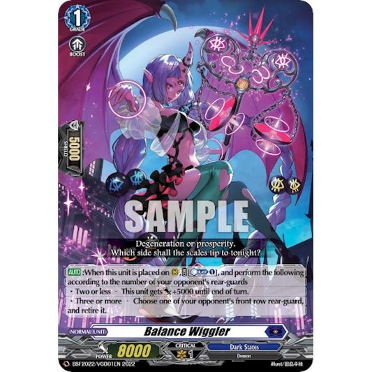 Image for Balance Wiggler (BSF2022/VGD01EN 2022) (EVENT) - Cardfight Vanguard