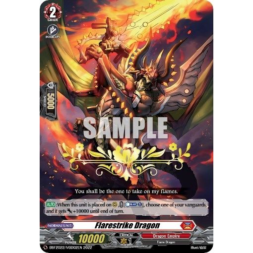 Image for Flarestrike Dragon (Hot Stamped) (BSF2022/VGD02EN 2022) (EVENT) - Cardfight Vanguard