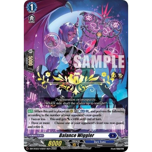 Image for Balance Wiggler (Hot Stamped) (BSF2022/VGD01SEN 2022) (EVENT) - Cardfight Vanguard