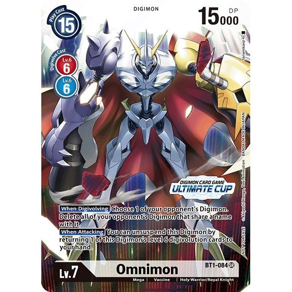 Image for Omnimon - BT1-084 (Ultimate Cup 2022) (BT1-084 SR) (BT01-03A) - Digimon Card Game