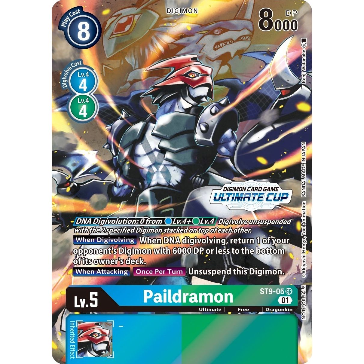 Image for Paildramon - ST9-05 (Ultimate Cup 2022) (ST9-05 SR) (ST-9) - Digimon Card Game