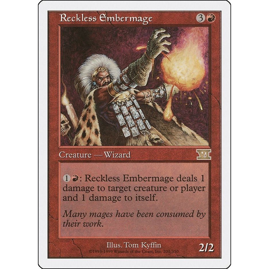 Image for Reckless Embermage (201) (6ED) - Magic: The Gathering