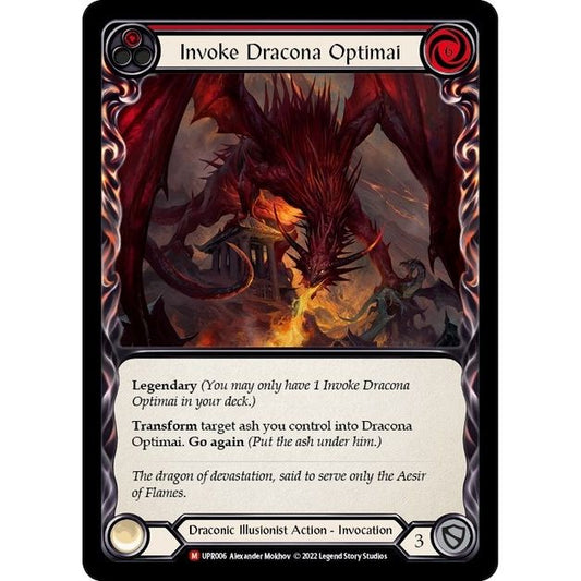 Image for Invoke Dracona Optimai // Dracona Optimai (UPR006) (UPR) - Flesh and Blood TCG