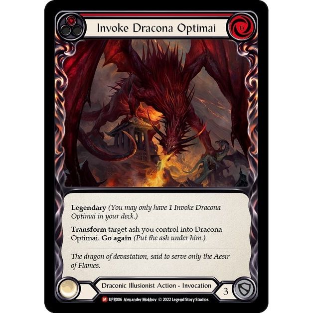 Image for Invoke Dracona Optimai // Dracona Optimai (UPR006) (UPR) - Flesh and Blood TCG