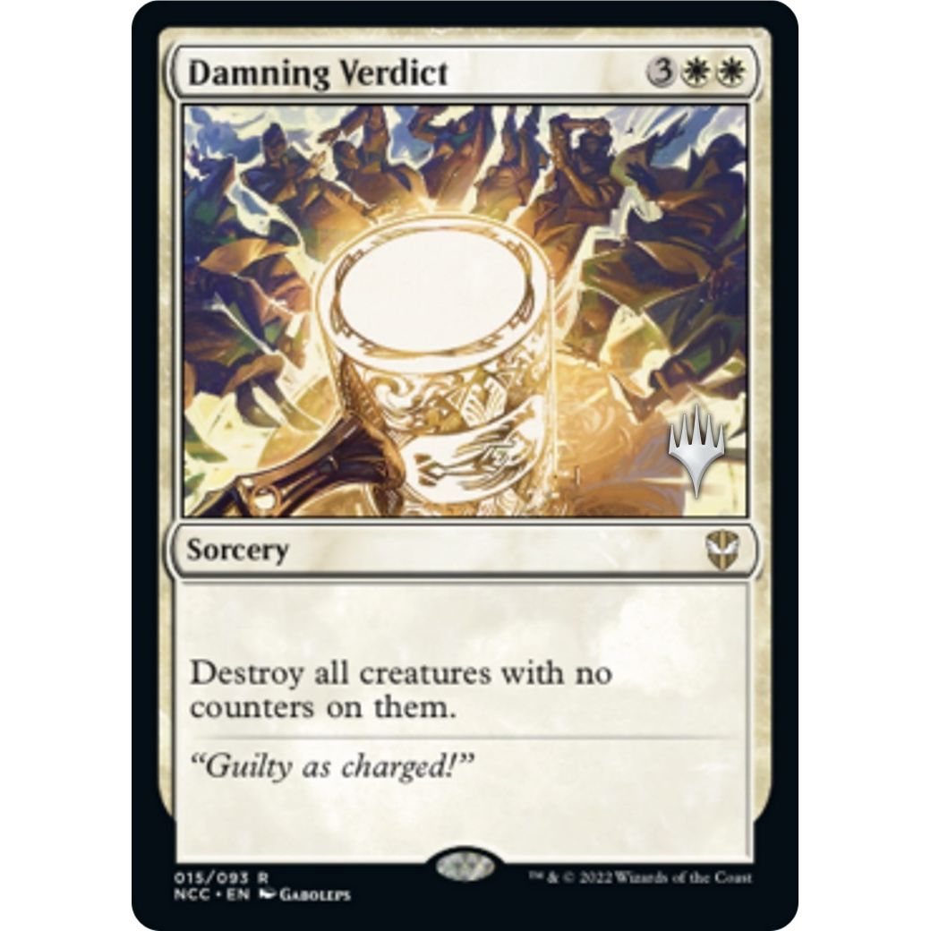 Image for Damning Verdict (15) (PPSNC) - Magic: The Gathering