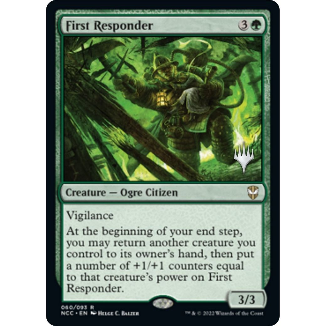 Image for First Responder (60) (PPSNC) - Magic: The Gathering
