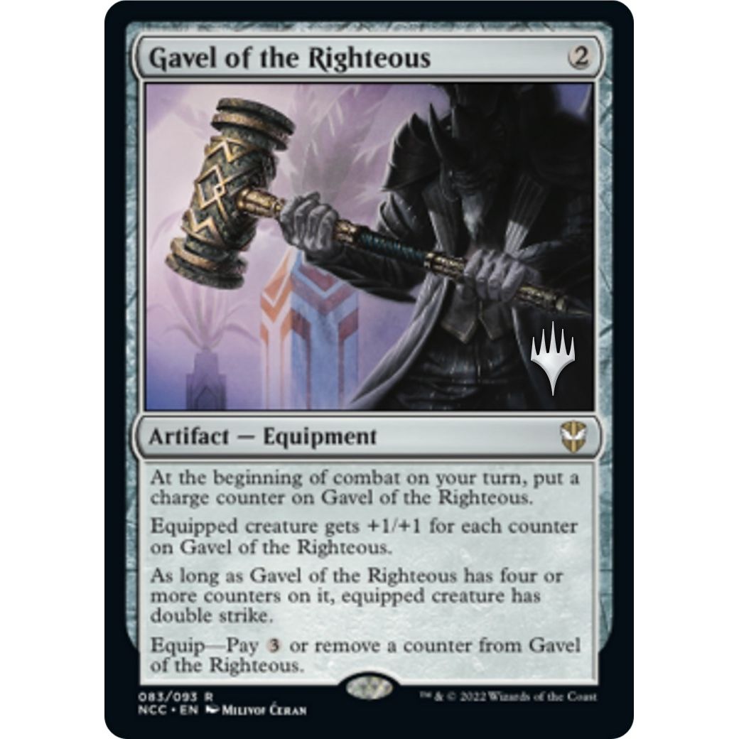 Image for Gavel of the Righteous (83) (PPSNC) - Magic: The Gathering