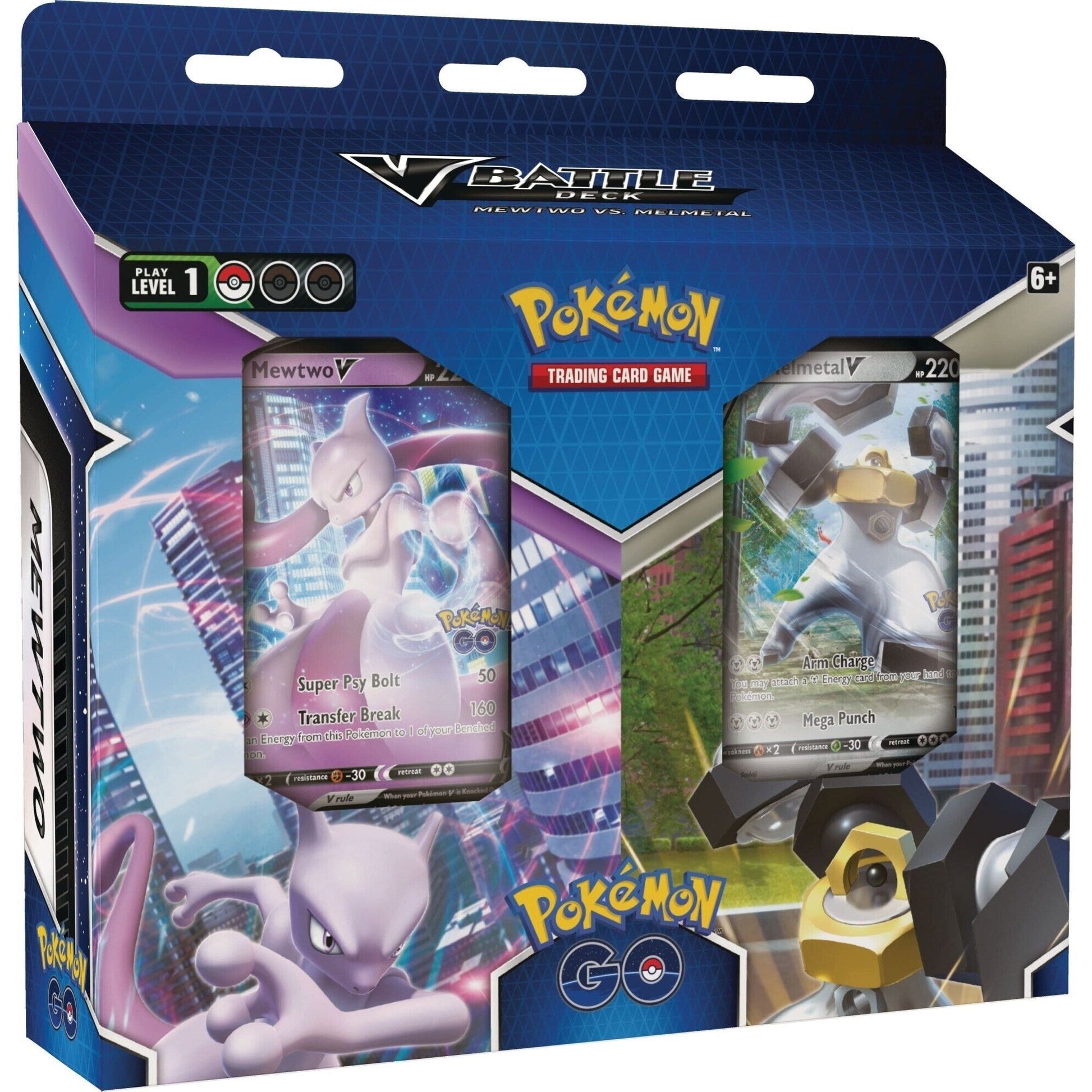Image for Pokemon GO V Battle Deck Bundle [Mewtwo V/Melmetal V] - Pokemon
