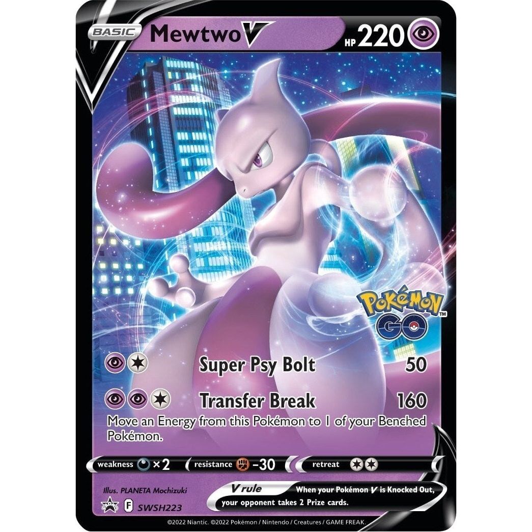 Image for Mewtwo V - SWSH223 (SWSH223) (SWSD) - Pokemon