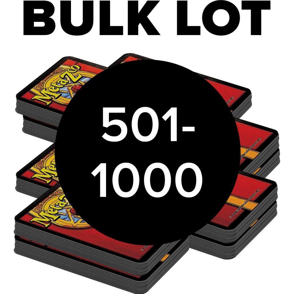 Image for 501 - 1000 MetaZoo Bulk Card Lot - Bulk Lots