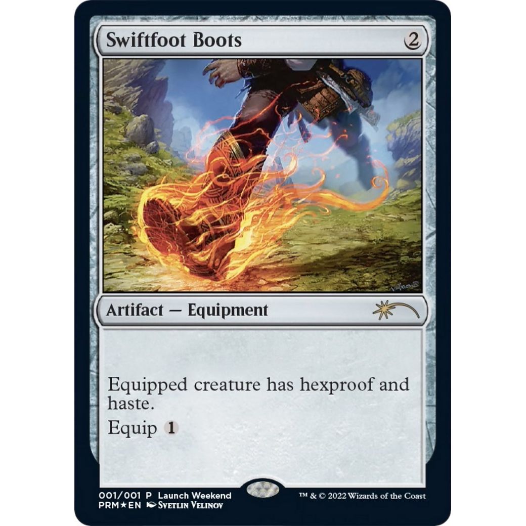 Image for Swiftfoot Boots (1) (WPN) - Magic: The Gathering