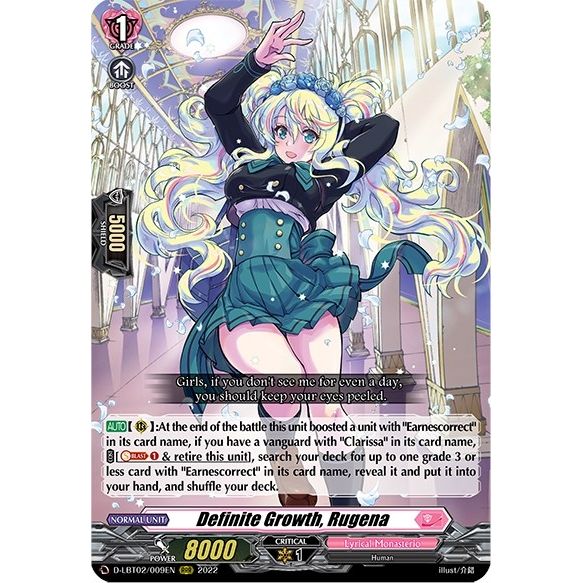 Image for Definite Growth, Rugena (D-LBT02/009EN) (D-LBT02) - Cardfight Vanguard