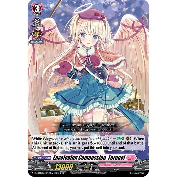 Image for Enveloping Compassion, Torquel (D-LBT02/013EN) (D-LBT02) - Cardfight Vanguard