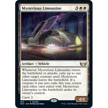 Image for Mysterious Limousine (SNC Bundle) (462) (UMP) - Magic: The Gathering