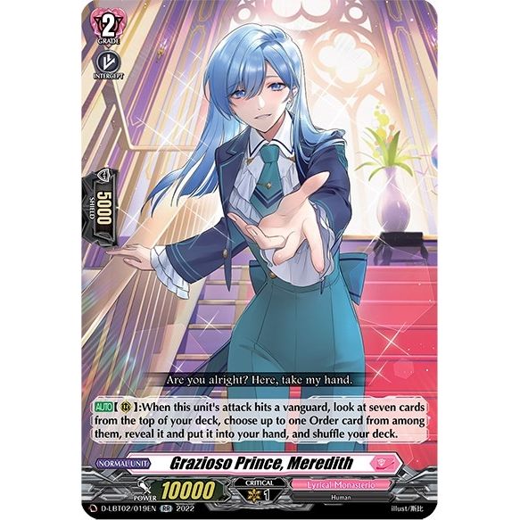 Image for Grazioso Prince, Meredith (D-LBT02/019EN) (D-LBT02) - Cardfight Vanguard