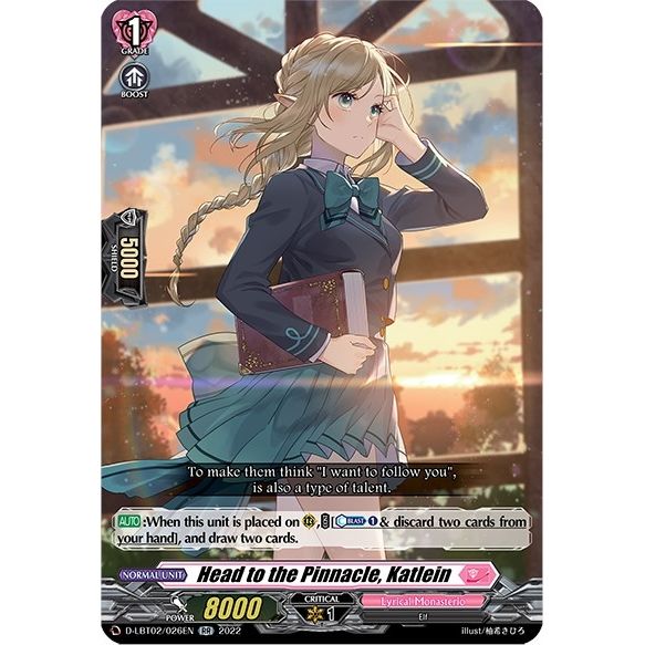 Image for Head to the Pinnacle, Katlein (D-LBT02/026EN) (D-LBT02) - Cardfight Vanguard