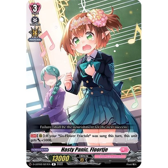 Image for Hasty Panic, Floortje (D-LBT02/027EN) (D-LBT02) - Cardfight Vanguard
