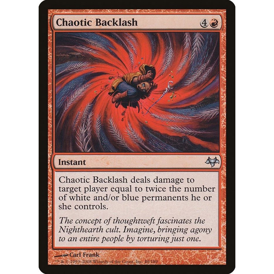 Image for Chaotic Backlash (49) (EVE) - Magic: The Gathering
