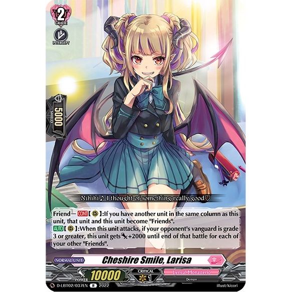 Image for Cheshire Smile, Larisa (D-LBT02/037EN) (D-LBT02) - Cardfight Vanguard