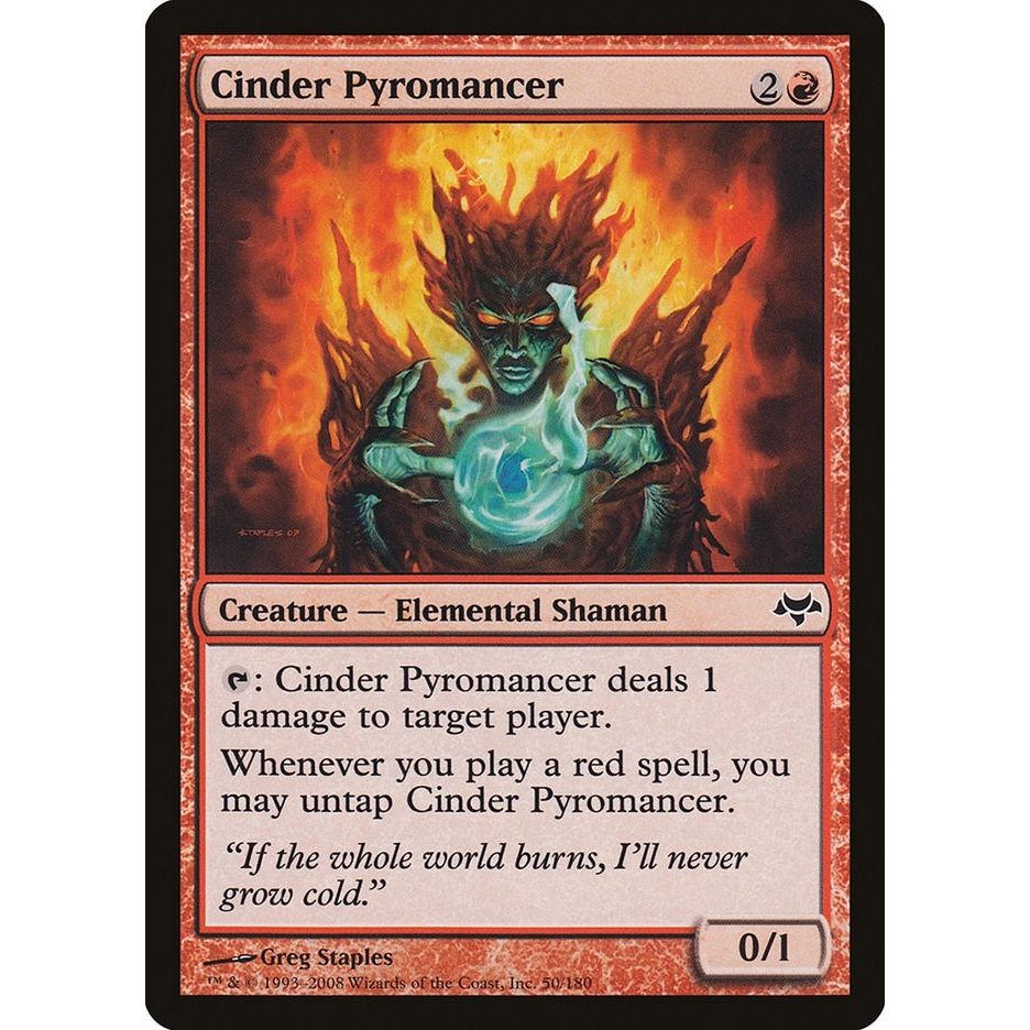 Image for Cinder Pyromancer (50) (EVE) - Magic: The Gathering