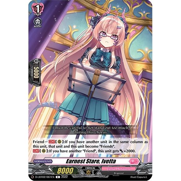 Image for Earnest Stare, Ivetta (D-LBT02/061EN) (D-LBT02) - Cardfight Vanguard