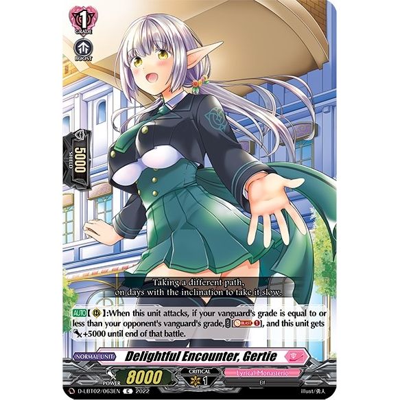 Image for Delightful Encounter, Gertie (D-LBT02/063EN) (D-LBT02) - Cardfight Vanguard