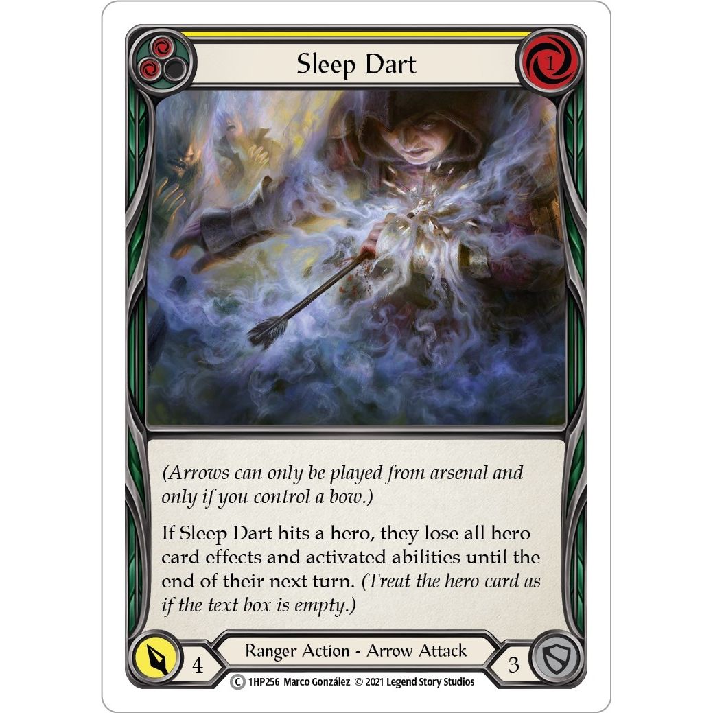Image for Sleep Dart (Yellow) (1HP256) (1HP) - Flesh and Blood TCG